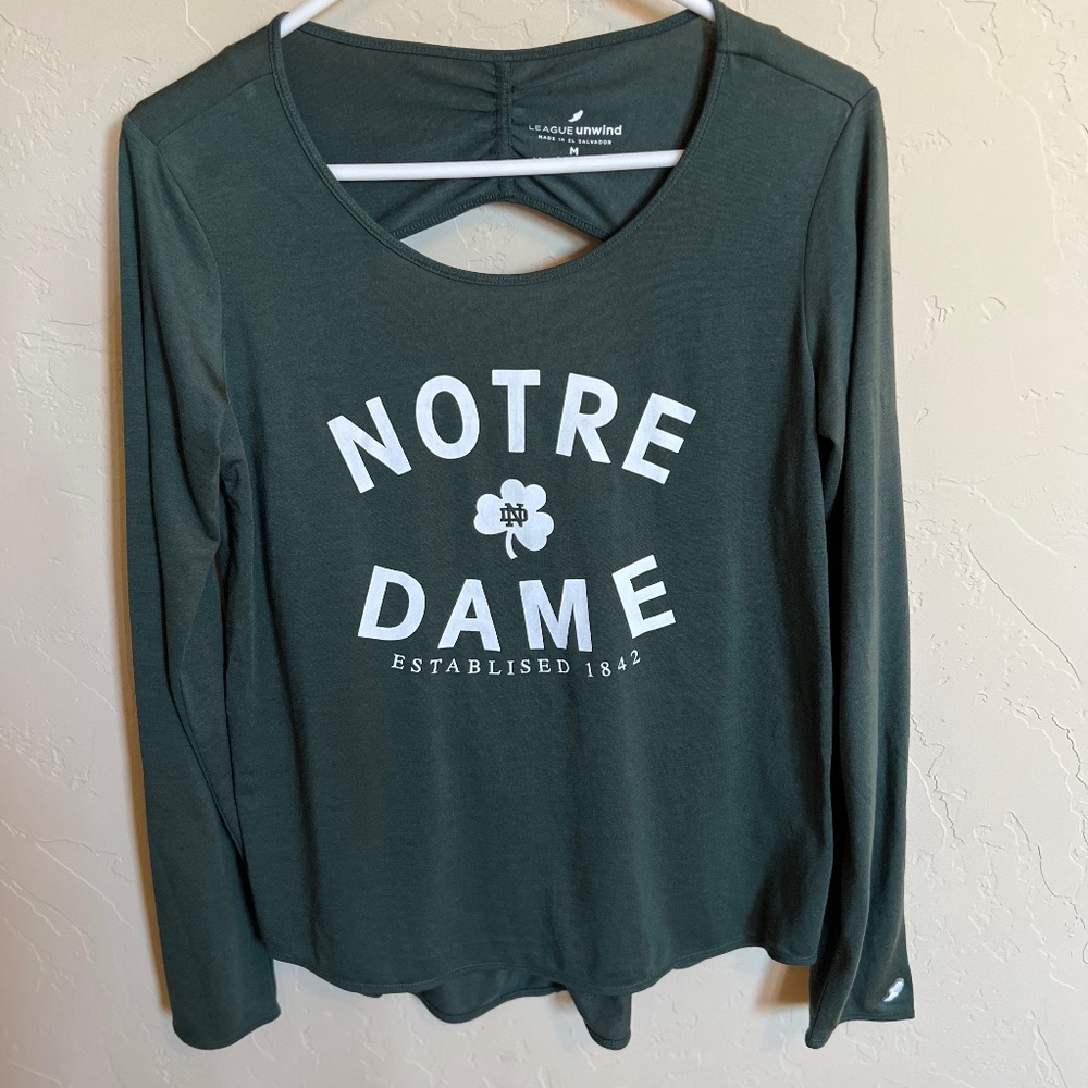 NWT Notre Dame LS Tee - Size M